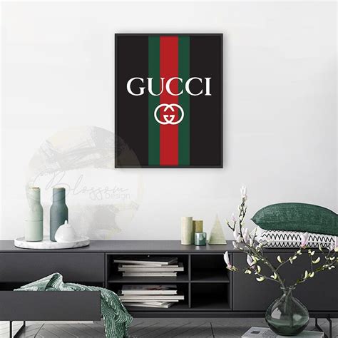 gucci wall covering|gucci pictures for wall.